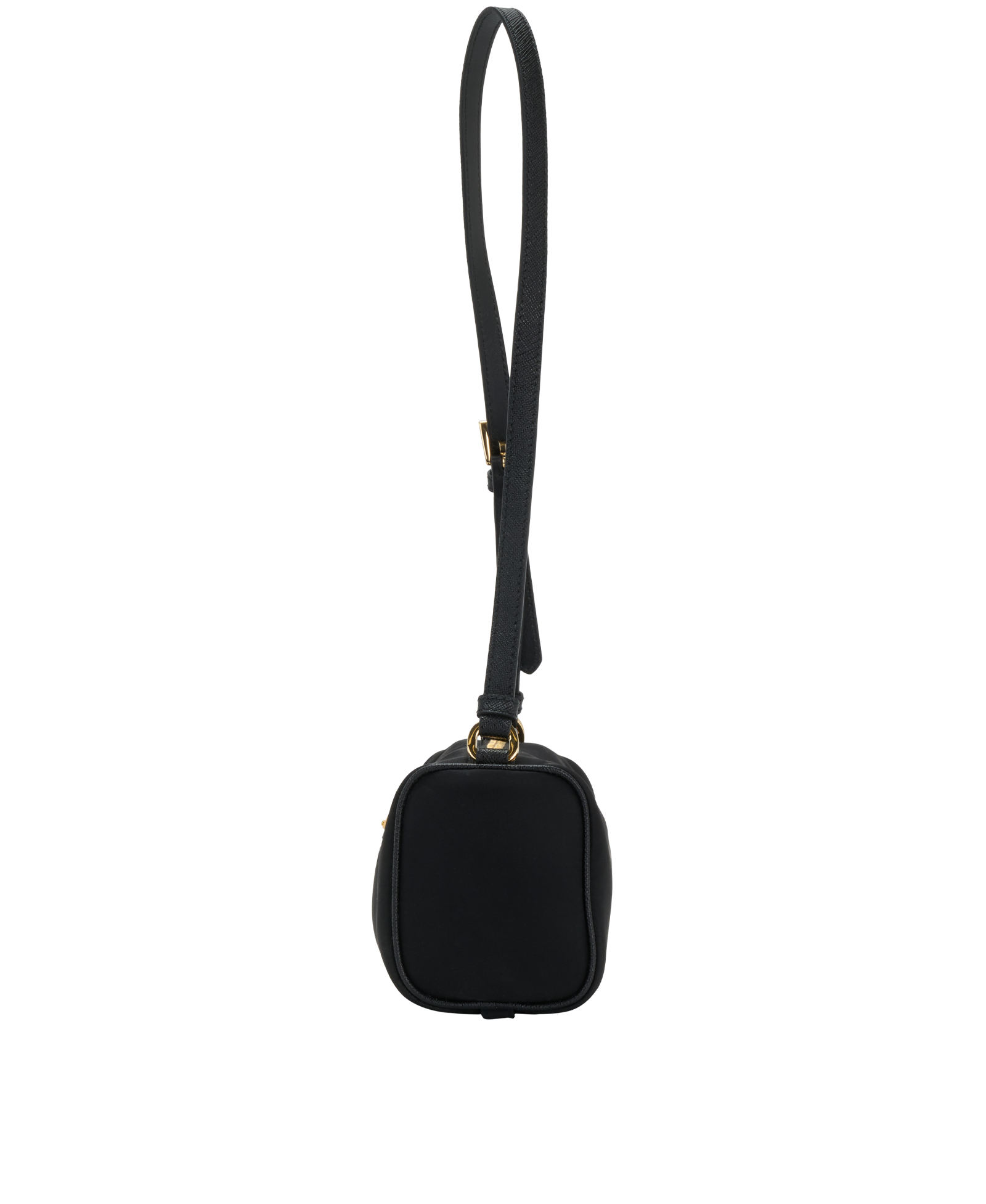 Re-Nylon Pouch, &pound;520, Handbags, Black, Nylon, Bottom view